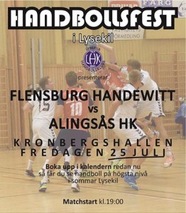 Handbollsfest i Lysekil, FLENSBURG-ALINGSÅS @ Lysekil | Västra Götalands län | Sverige